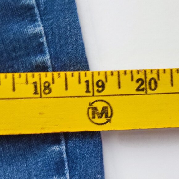 Jones New York Lexington jeans women's size 12 denim blue straight high rise - Picture 13 of 16